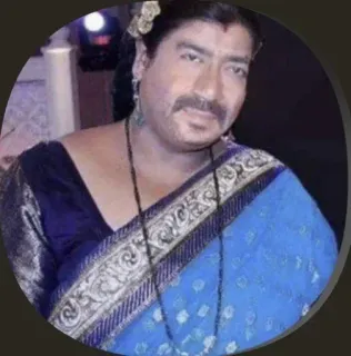 😐 d7d52905 aktor, pria, wanita, sari, transvestit, drag telegram sticker