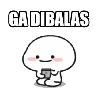 🙁 74f0bf33 GA DIBALAS Cartoon, Schattig, Internet, Chatten, Berichten telegram sticker
