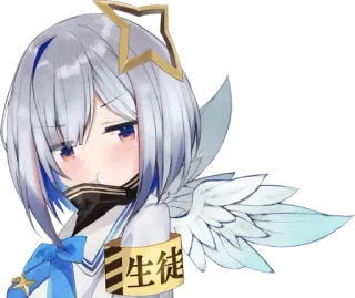 😠 9a4bdbf3 生徒 Anime, Meisje, Student, Japans telegram sticker