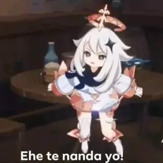 😠 c4343eea Paimon Genshin Impact Ehe te nanda yo! paimon, genshin impact, anime, spel, schattig telegram sticker