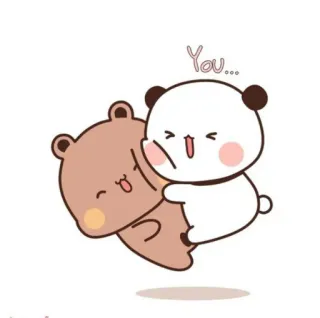 ❤️ 4933170d You... słodkie, misie, kreskówka, miłość, zwierzęta telegram sticker