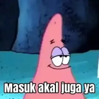 👍 270fedac Patrick Star Spongebob Squarepants Masuk akal juga ya Bob Esponja, Desenho animado, Patrick, Estrela, Meme telegram sticker