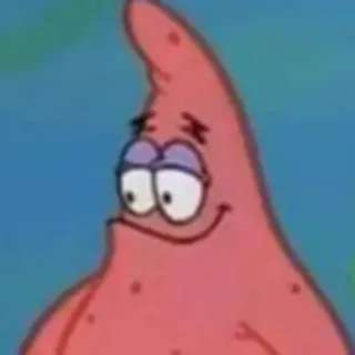 🙂 964f4731 Patrick Star SpongeBob SquarePants Desenho animado, Estrela do mar, Patrick, Bob Esponja, Nickelodeon telegram sticker