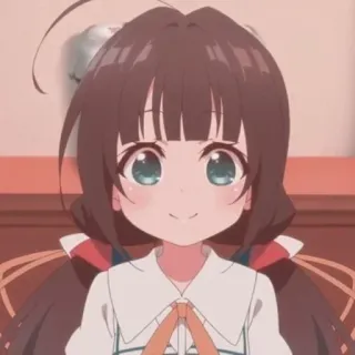 🙂 37e9fa05 Anime, Meisje, Schattig, Cartoon, Kind, Lachend whatsapp sticker