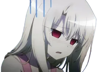 😔 5302fc7f anime, meisje, verward, schattig, verlegen whatsapp sticker