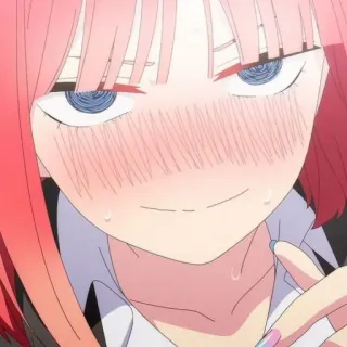 🍥 550cbae1 Anime, Blozen, Zelfgenoegzaam, Meisje, Cartoon whatsapp sticker