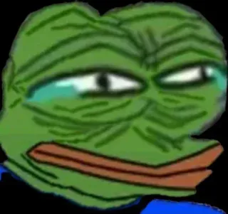 😡 6f0e6b27 Pepe the Frog лягушка, Пепе, мем, интернет, мультфильм whatsapp sticker