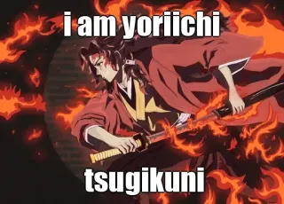 🙂 397e7e0c Yoriichi Tsugikuni Demon Slayer i am yoriichi tsugikuni Anime, Demon Slayer, Yoruichi, Yoruichi Tsugikuni, Postać, Miecz, Ogień telegram sticker