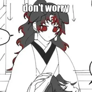 🙂 97b55351 don't worry telegram sticker