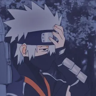 🤦 fb46103b Kakashi Naruto Kakashi, Naruto, Anime, Manga, Ninja, Postać whatsapp sticker