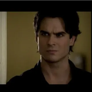 😁 4d4a5b4f Damon Salvatore The Vampire Diaries сериал, вампир, сверхъестественное, драма telegram sticker