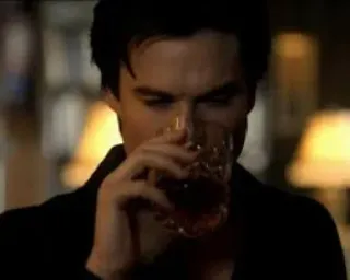 😌 be191a0c мужчина, пьет, алкоголь, стакан, портрет telegram sticker