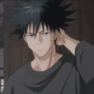 🙂 933cfa16 Megumi Fushiguro Jujutsu Kaisen Аниме, Мегуми Фушигуро, Jujutsu Kaisen, Персонаж, Манга telegram sticker