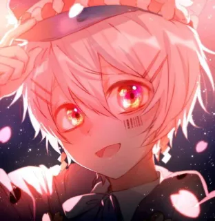 🙂 b8fa667a Аниме, Персонаж, Манга, Милый, Иллюстрация telegram sticker