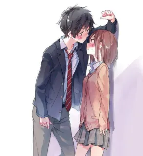 🙂 c9487004 Аниме, Манга, Пара, Романтика, Любовь, Школа, Подростки telegram sticker