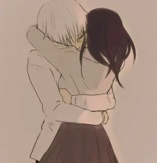 🙂 f8aab561 объятие, обнимашки, любовь, нежность, пара, романтика, отношения, дружба telegram sticker