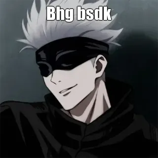 🙂 4840df66 Satoru Gojo Jujutsu Kaisen Bhg bsdk Anime, Gojo, Jujutsu Kaisen, Dibujos animados whatsapp sticker