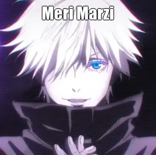 🙂 a3061efd Meri Marzi Anime, Manga, Texto, Indio, Hindi, Retrato whatsapp sticker