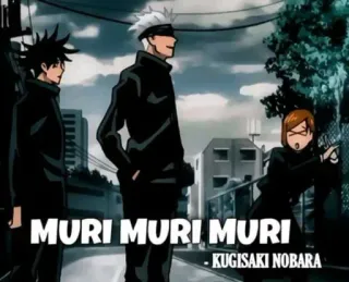 😎 e3bc4486 Kugisaki Nobara Jujutsu Kaisen MURI MURI MURI
-KUGISAKI NOBARA Anime, Manga, Kugisaki Nobara, Muri Muri Muri, Jujutsu Kaisen whatsapp sticker