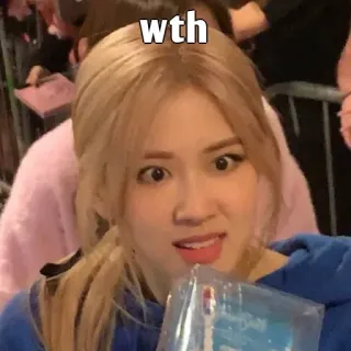 👀 00d17d98 wth Meme, Divertente, Espressione, Donna, WTF telegram sticker