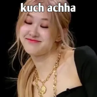 👀 c752eeaf kuch achha qualcosa di bello, persona, donna, sorriso, felice, espressione telegram sticker