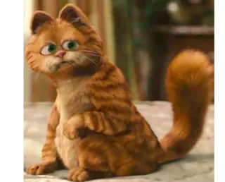 🙁 ae112479 Garfield 고양이, 만화, 동물, 가필드, 주황색, 고양이과 telegram sticker