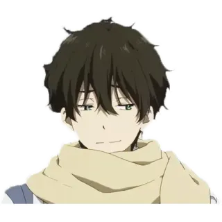 😏 1142be0f อนิเมะ, ผ้าพันคอ, ตัวละคร, ภาพประกอบ telegram sticker