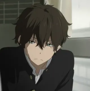 💈 276b3c98 อนิเมะ, เด็กผู้ชาย, เศร้า, วัยรุ่น telegram sticker