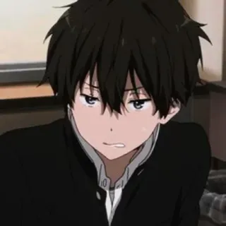 💈 40057ea5 อนิเมะ, เด็กผู้ชาย, ภาพเหมือน, วัยรุ่น, ผมสีดำ telegram sticker