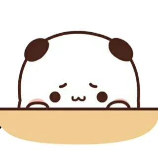 😨 43788eb3 gấu trúc, dễ thương, buồn, đáng yêu, kawaii, động vật whatsapp sticker