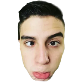 😕 39569f21 visage, personne, tête, expression, yeux, lèvres telegram sticker