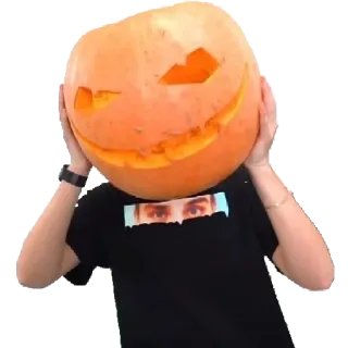 🎃 48a52a33 citrouille, halloween, automne, automne, fête, citrouille sculptée, personne, costume telegram sticker