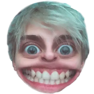 😆 641df0fe visage, drôle, mème, portrait, idiot, filtre telegram sticker