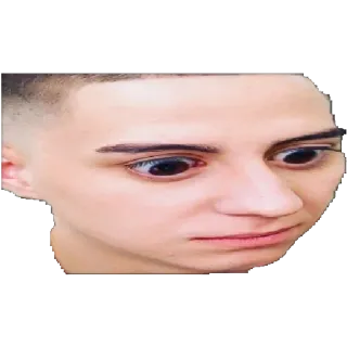 😳 ae91b0f1 visage, mème, drôle, expression, portrait, personne telegram sticker