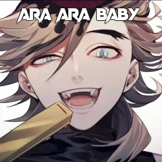 🖤 e30909b5 Doma Demon Slayer ARA ARA BABY Anime, Demon Slayer, Doma, Ara Ara, Fanart whatsapp sticker