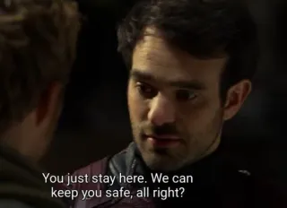 🥺 ba58ab65 You just stay here. We can keep you safe, all right? telegram sticker