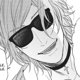 🍄 013bc2b8 ale, ale, ale. Anime, Sonnenbrille, Manga, Charakter telegram sticker