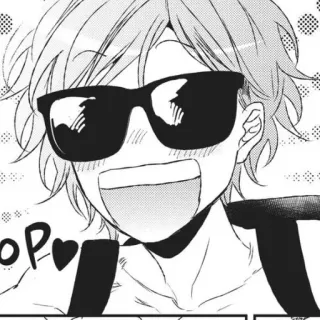 🍄 276fc14a opo Anime, Manga, Sonnenbrille, Cartoon, Fröhlich telegram sticker
