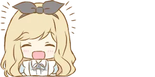 😆 04e54cb3 Аниме, Чиби, Милый, Персонаж, Иллюстрация, Мультфильм telegram sticker