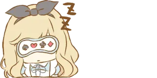 😴 bc990b36 zzz сонный, аниме, спящий, милый, мультфильм telegram sticker