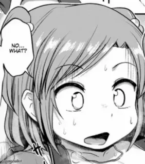 😱 09991b96 NO... WHAT? Аниме, Манга, В шоке, Вопрос telegram sticker