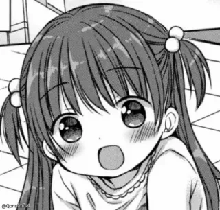 😍 2a49ec75 Аниме, Девушка, Манга, Милый, Мультфильм telegram sticker