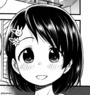 😃 8f82ee44 Аниме, Милый, Девушка, Счастливый, Улыбающийся telegram sticker