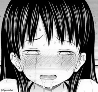 😭 bd418382 Аниме, Манга, Плач, Грустный, Девушка, Слезы telegram sticker