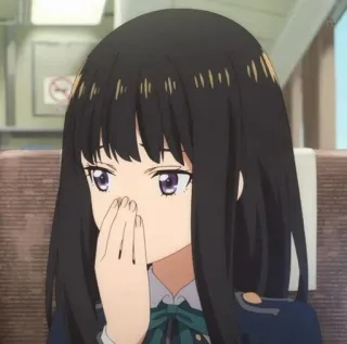 🤭 99c9d767 Anime, Gadis, Pelajar, Karakter, Ilustrasi whatsapp sticker