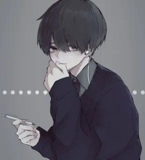 🐚 44520d54 Anime, Ragazzo, Manga, Personaggio, Illustrazione, Arte telegram sticker