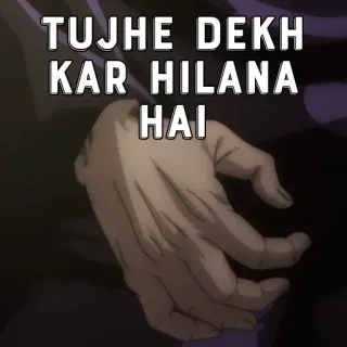 🃏 91fe6fe6 TUJHE DEKH
KAR HILANA
HAI telegram sticker