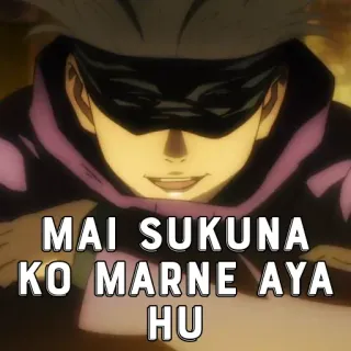 🃏 9308b02e MAI SUKUNA KO MARNE AYA HU telegram sticker