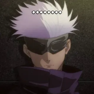 🃏 eda7eeff Gojo Satoru Jujutsu Kaisen Аниме, Годжо Сатору, Магическая битва, Персонаж аниме, Годжо, Сатору telegram sticker