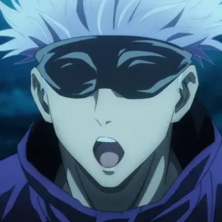 🌑 f2587f29 Gojo Satoru Jujutsu Kaisen Аниме, Манга, Годжо, Jujutsu Kaisen, Персонаж telegram sticker